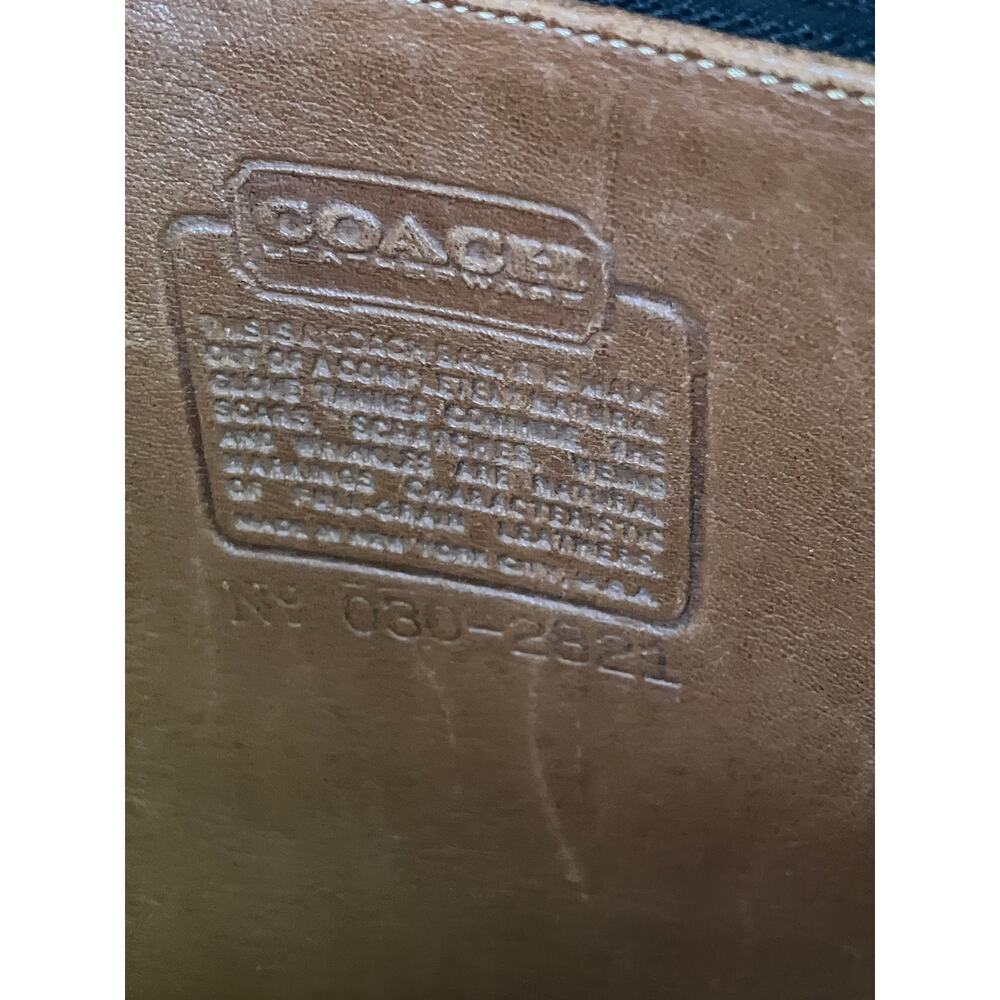 Coach USA Vintage Leather Briefcase Messenger Bag Tan Distressed *Read - Picture 4 of 14